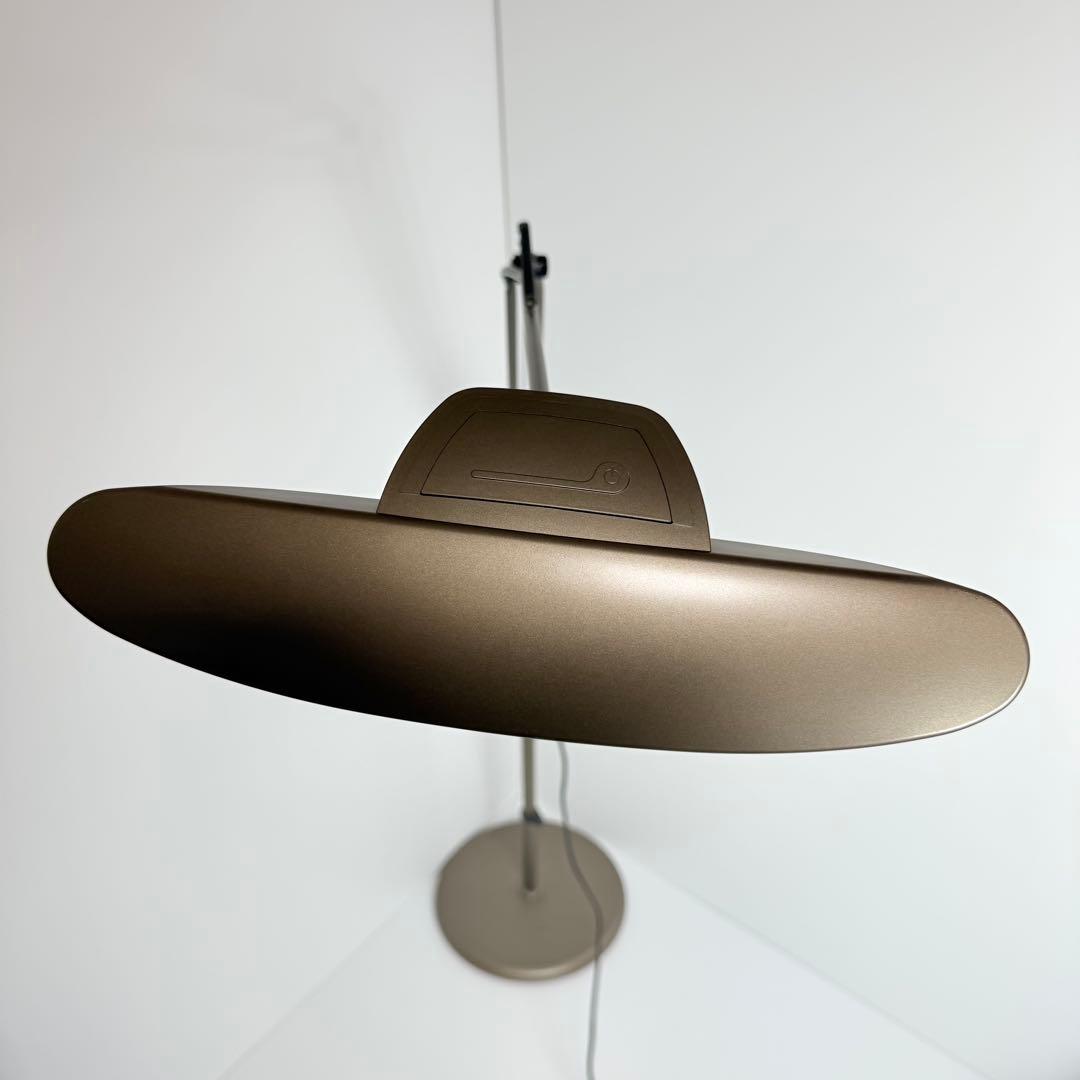 絶版品　スワン電器 LEDフロアスタンド　ブラウンAS-745