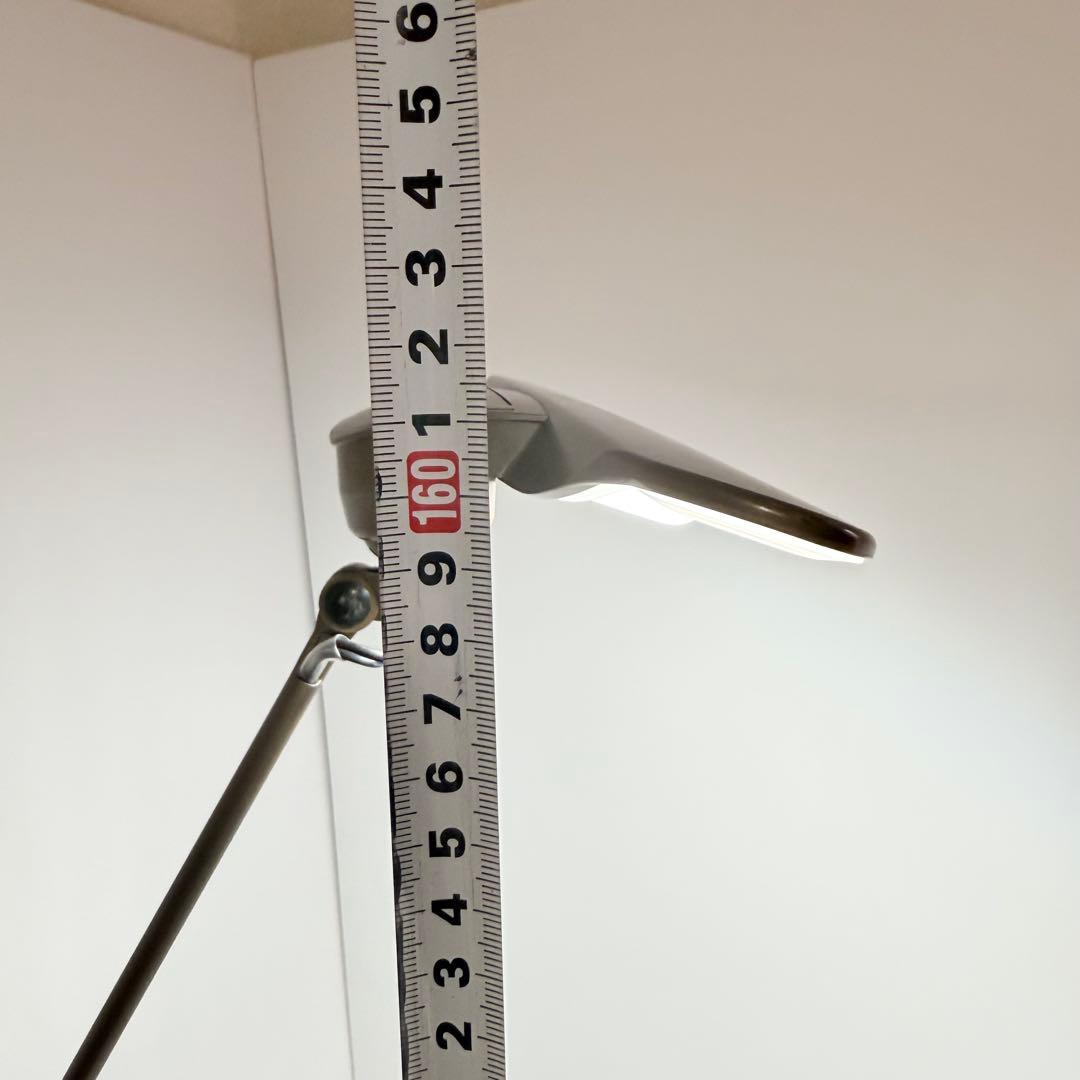 絶版品　スワン電器 LEDフロアスタンド　ブラウンAS-745