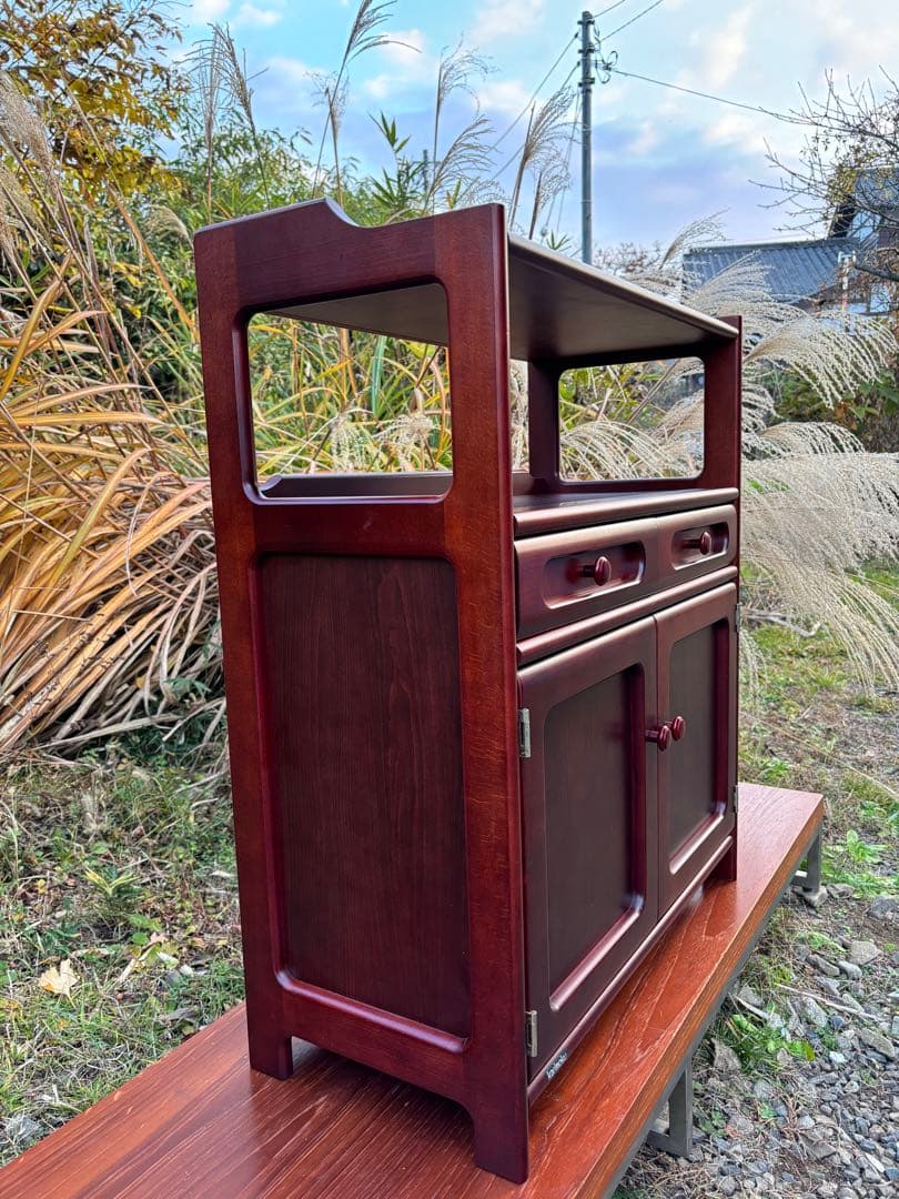 karimoku カリモク TEL/FAX台　飾り棚　キャビネット