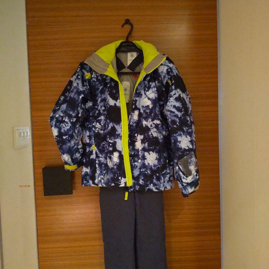DESCENTE スキーウェア 150サイズ ネイビー/イエロー