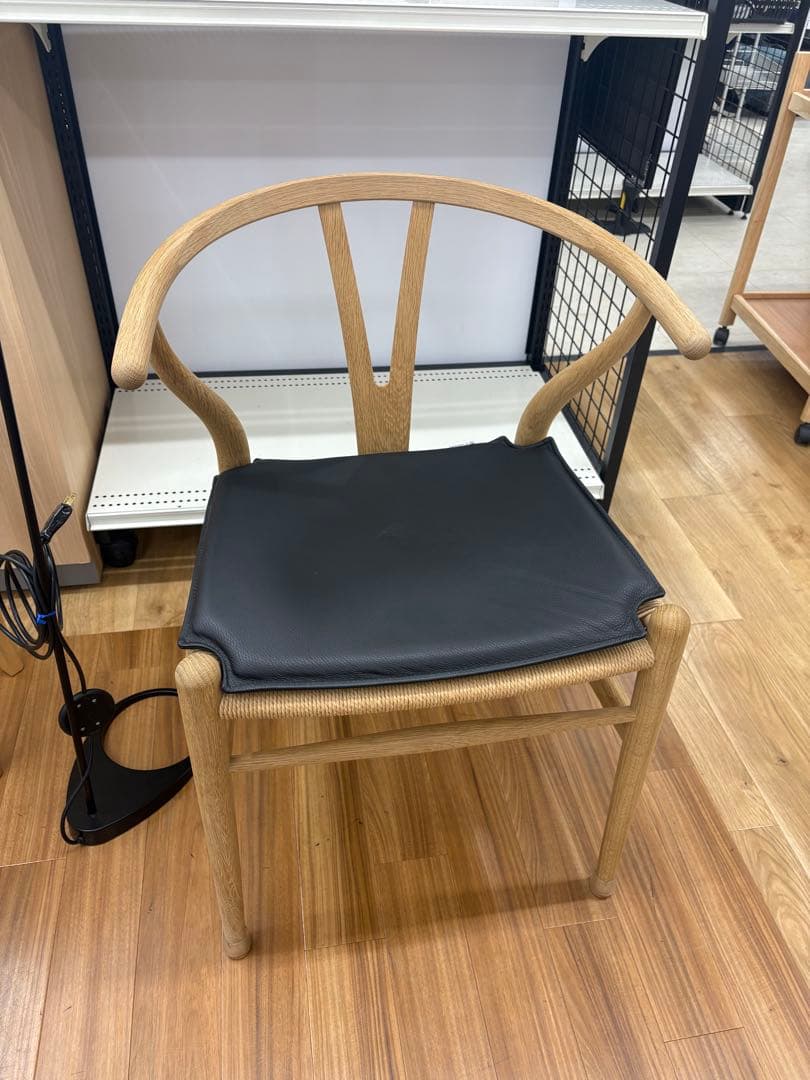 超美品！CH24 Yチェア/座面クッション付き(ビーチ材/ソープ仕上)