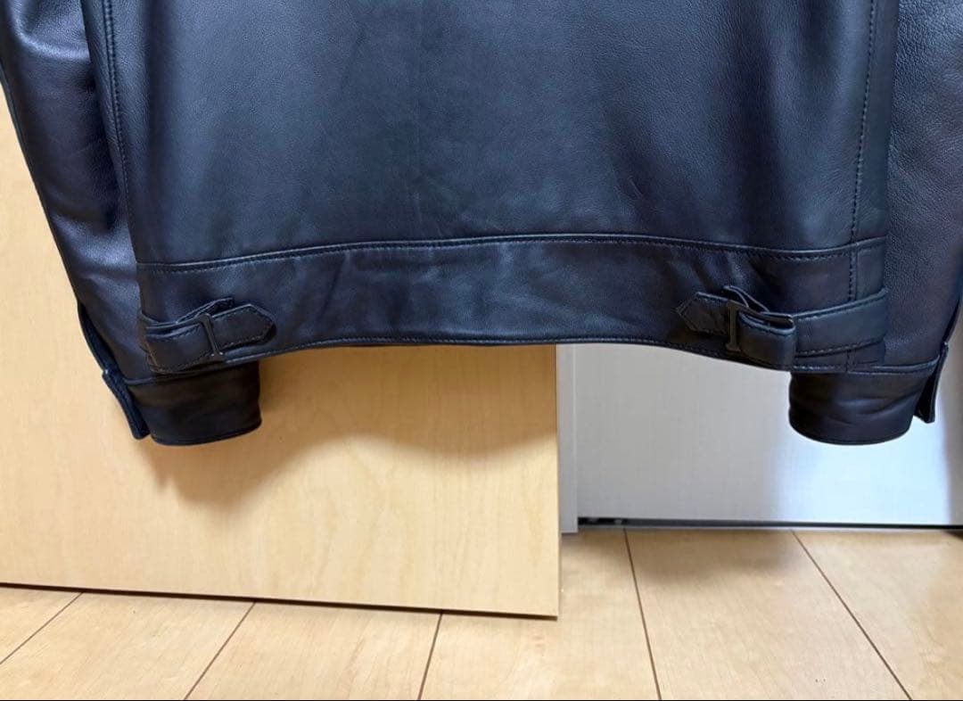 【極美品】HYSTERIC GLAMOUR メンズ　ラムレザーブルゾン　黒　M