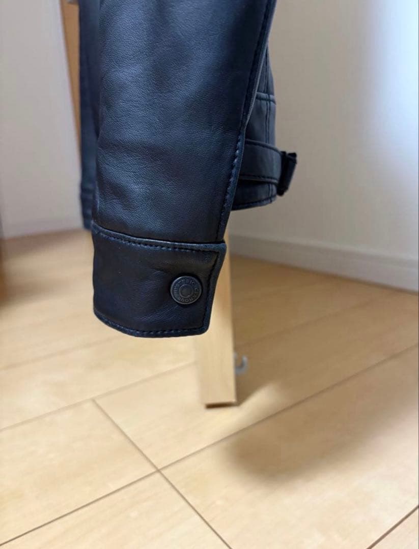 【極美品】HYSTERIC GLAMOUR メンズ　ラムレザーブルゾン　黒　M