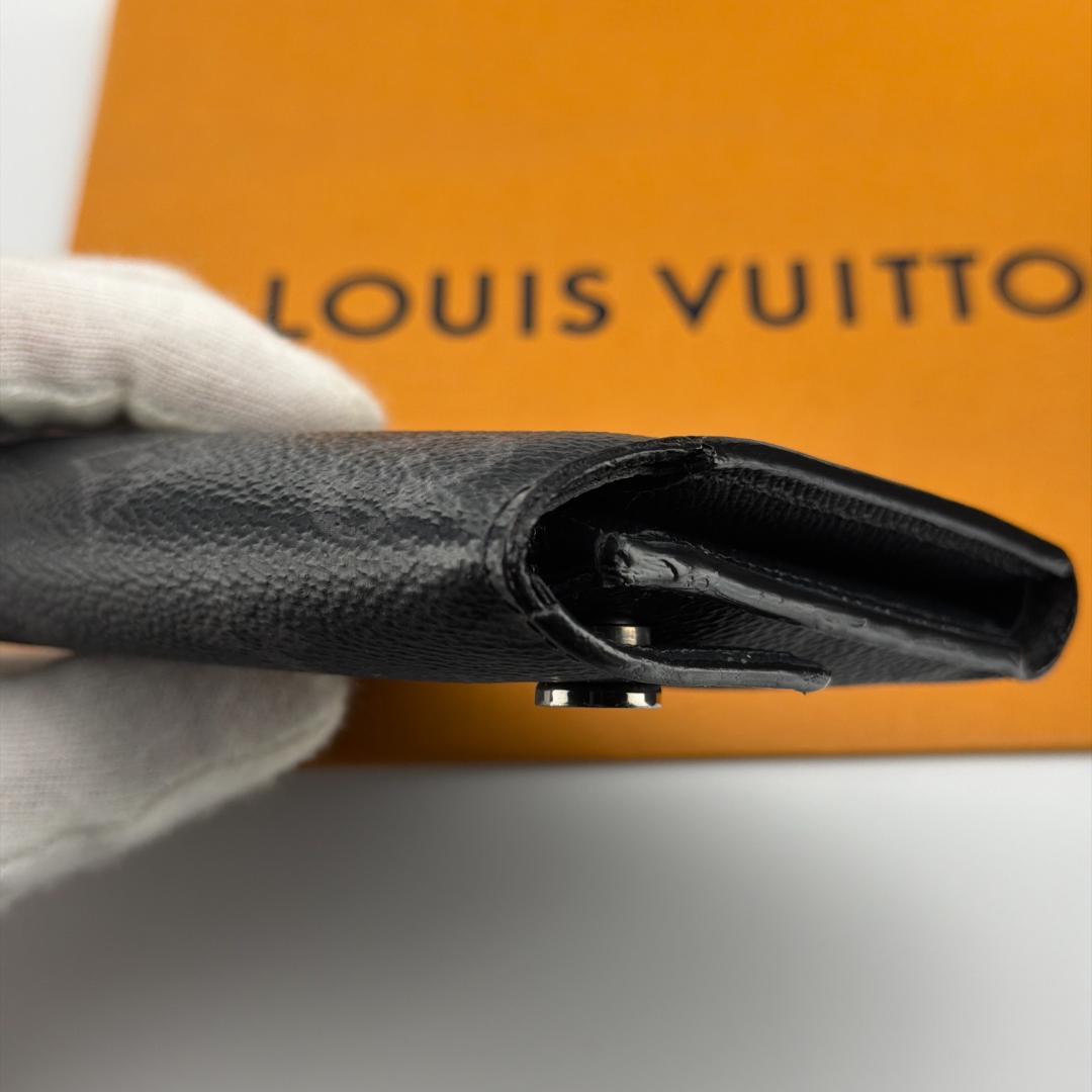 【美品】ルイヴィトン モノグラム エクリプス チェーン コンパクト ウォレット