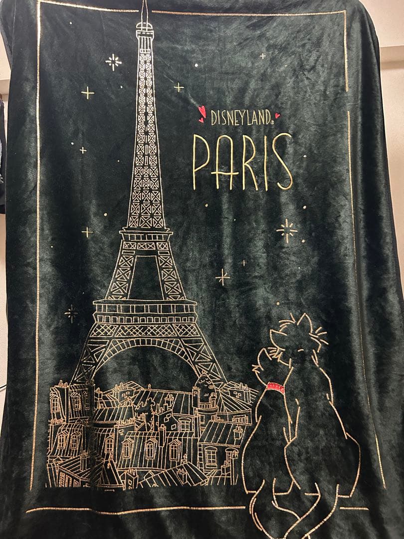 ディズニーランド パリ ブランケット　おしゃれキャット　マリー