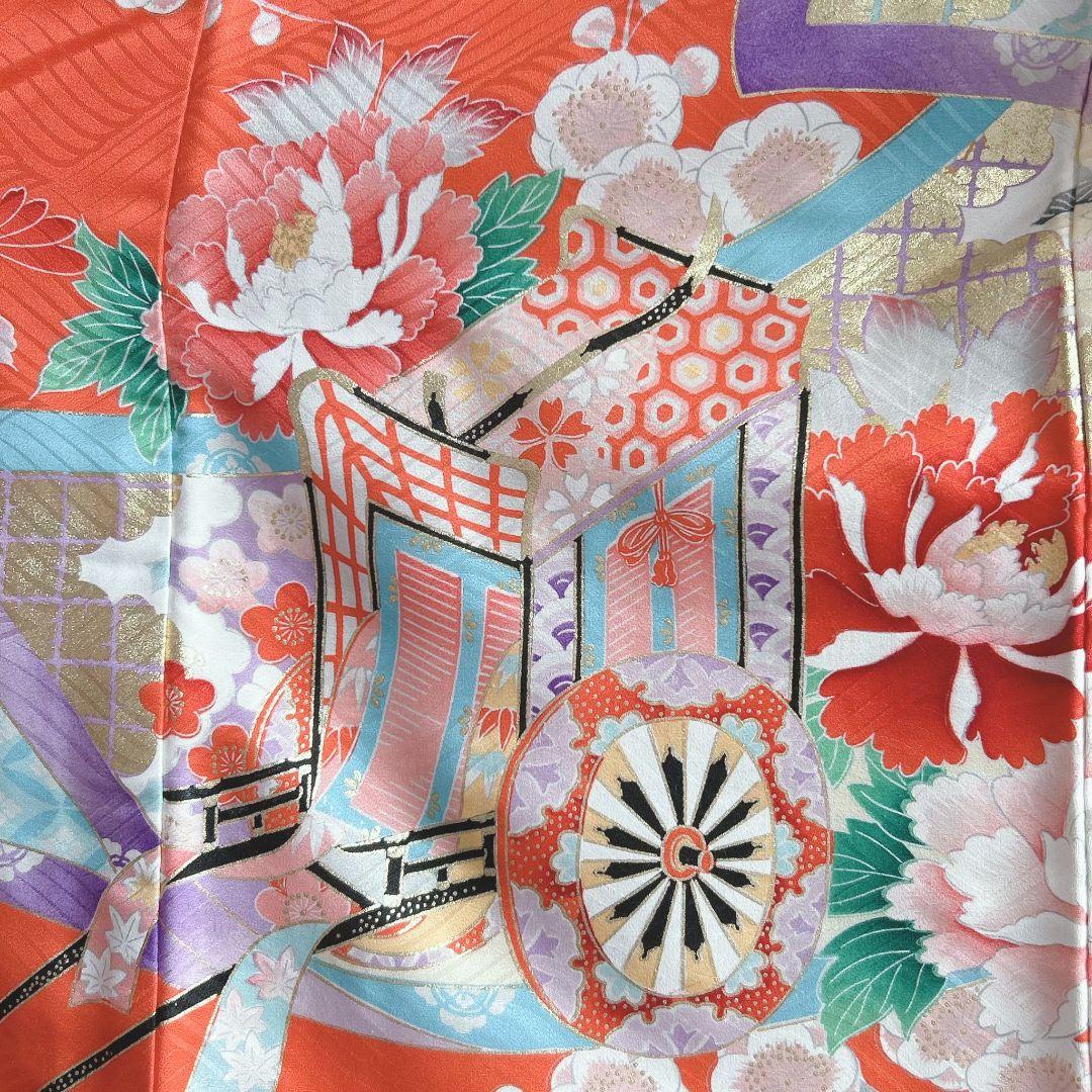 フルセット　七五三７歳女の子　着物　花御所　源氏車　51932