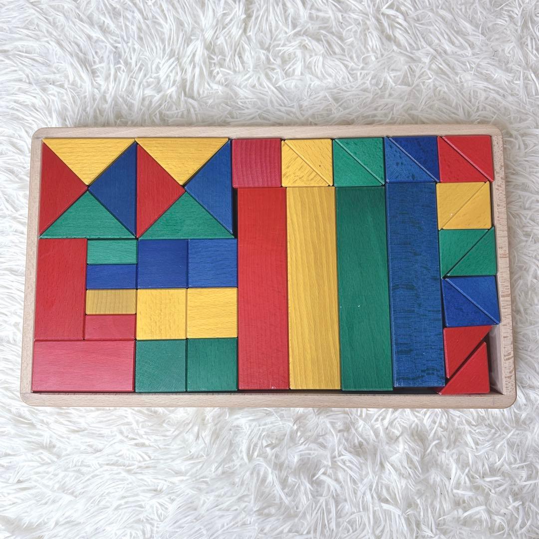 良品✨伸芽会 教材つみき 幼稚園 小学校 お受験 積み木 知育玩具 限定品 木製