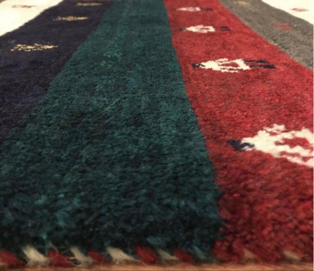 ペルシャギャッベ (ギャベ) ラグサイズ No:5138