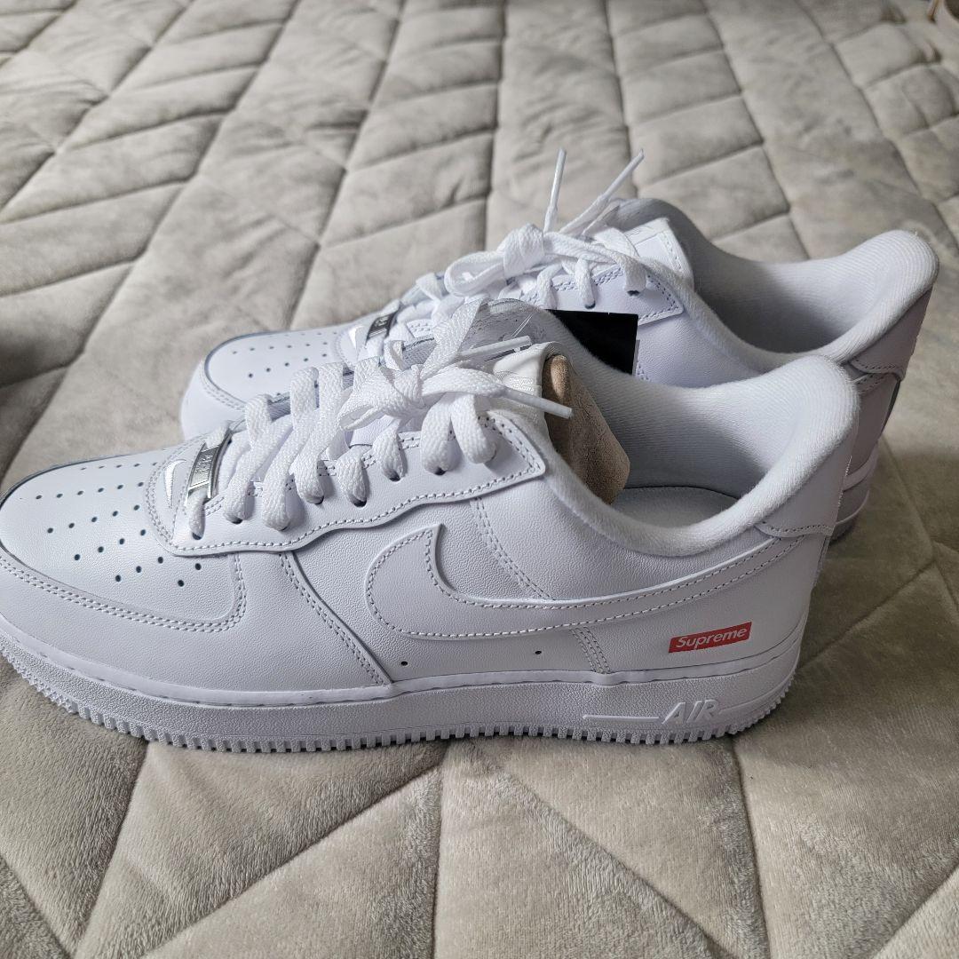 Nike Air Force 1 Supreme 27cm ホワイト