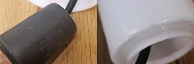 レトロ ペンダントライト 照明 吊り下げ ガラス シェード 白 ヴィンテージ