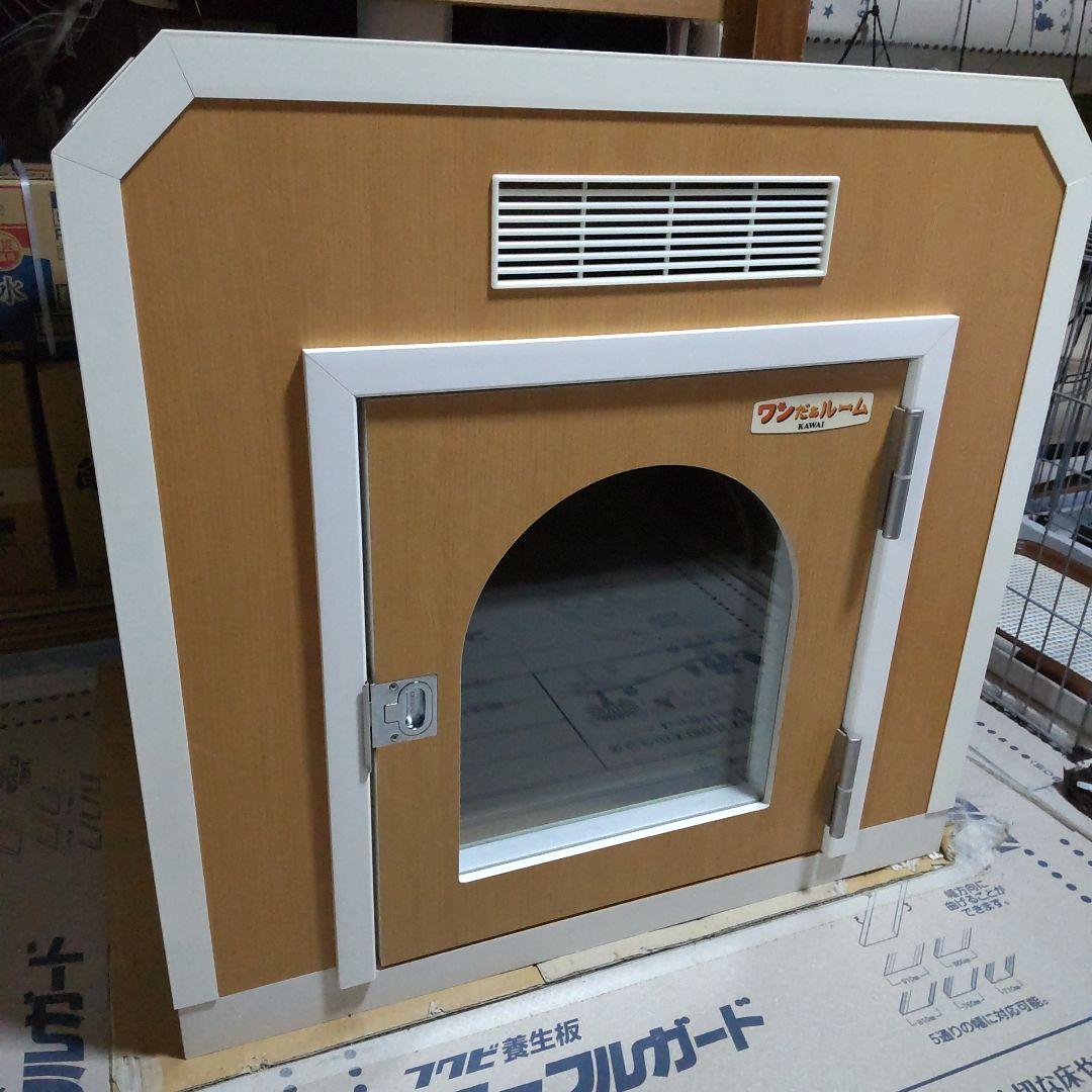 犬用木製ケージ 角型 通気口付き