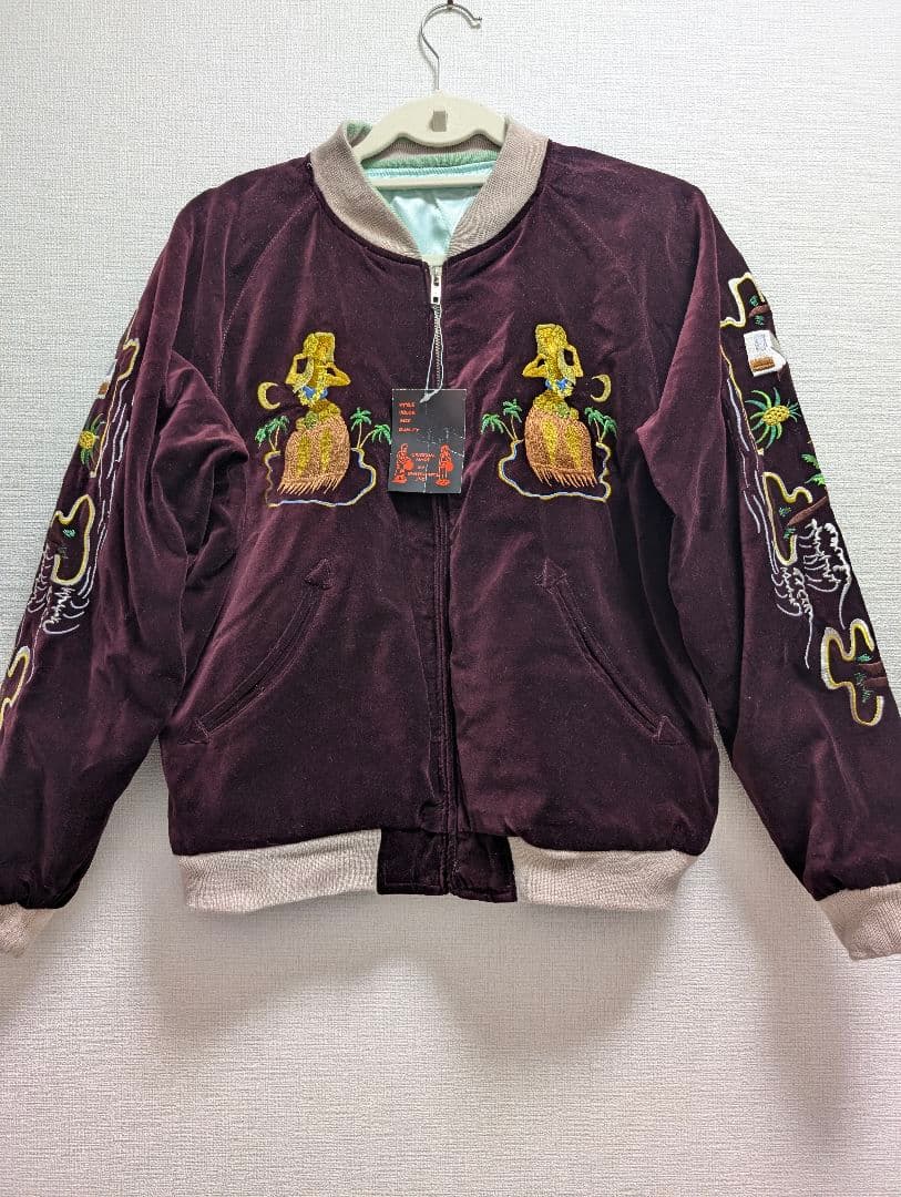 90年代☆タグ付　オリエントエクスプレス　スカジャン