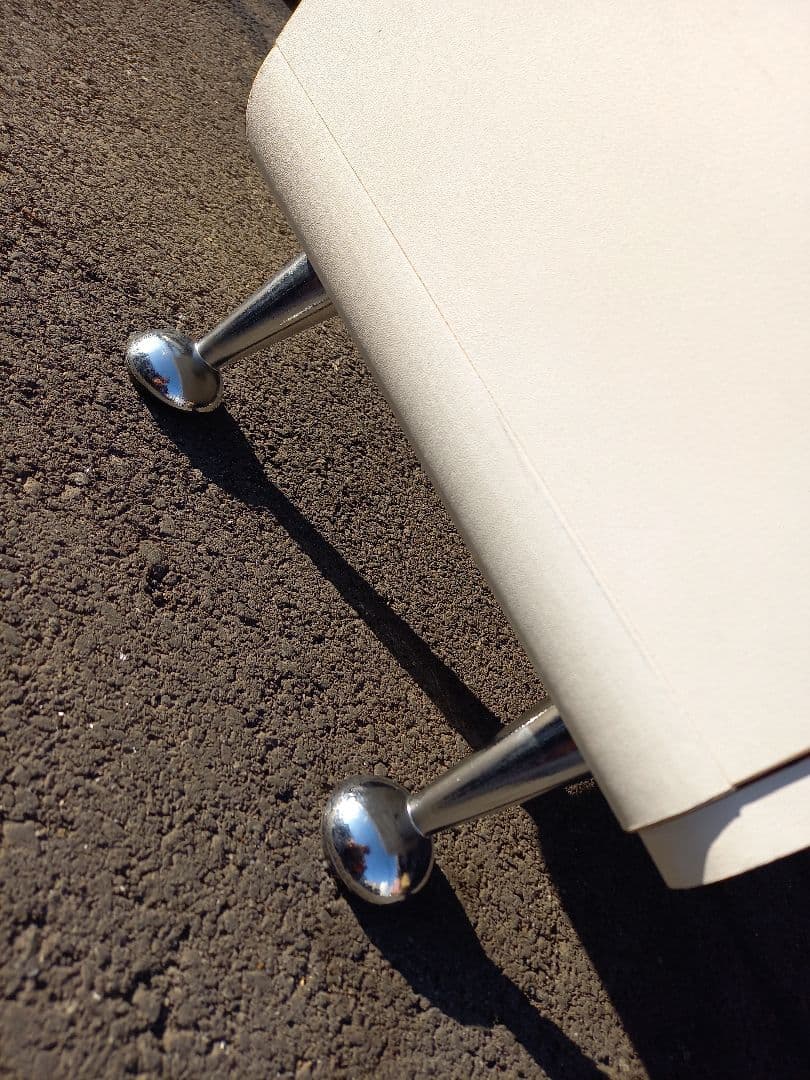 希少　スペースエイジ　フューチャー　スプートニク　ホワイト　サイド　キャビネット