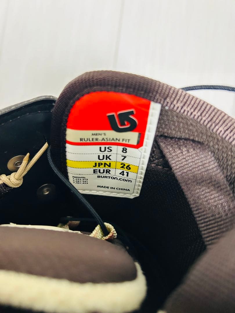 未使用品　BURTON RULER スノーボードブーツ 26.0cm