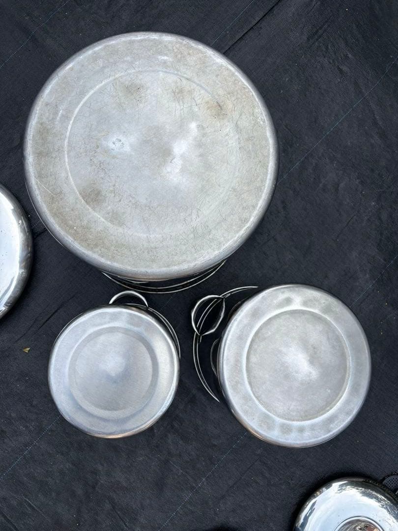 ステンレスポット　3個セット