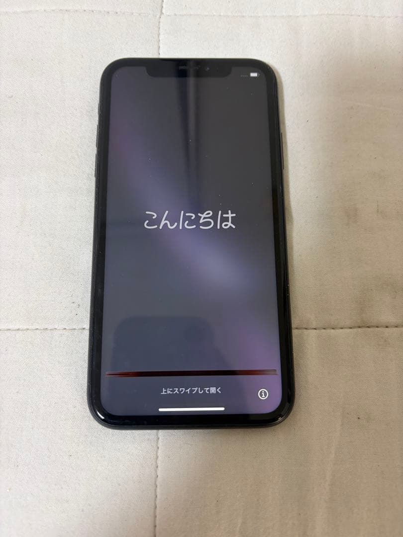 iPhone XR 64GB 画面線あり 動作OK 初期化済み　SIMフリー