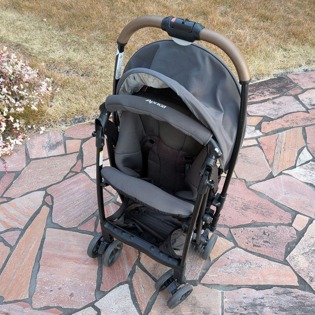 【美品】Aprica カルーンエアーメッシュAB　ベビーカー