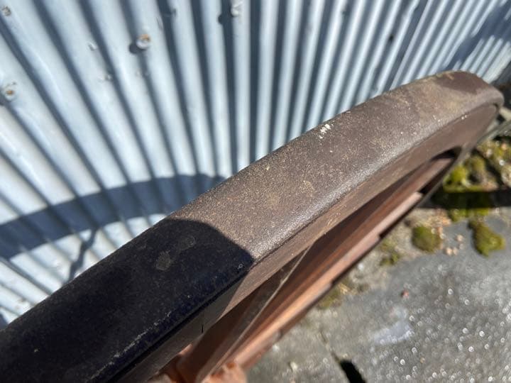 でかい 木製車輪 90センチ アンティーク