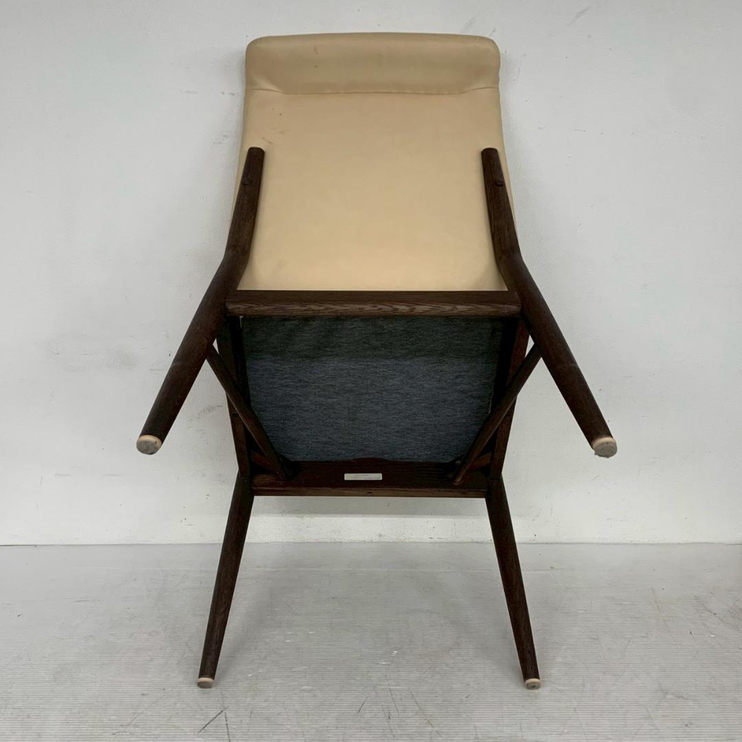 【カリモク】 刈谷木工 ダイニングチェア 木製 椅子 国産家具 ② A0825