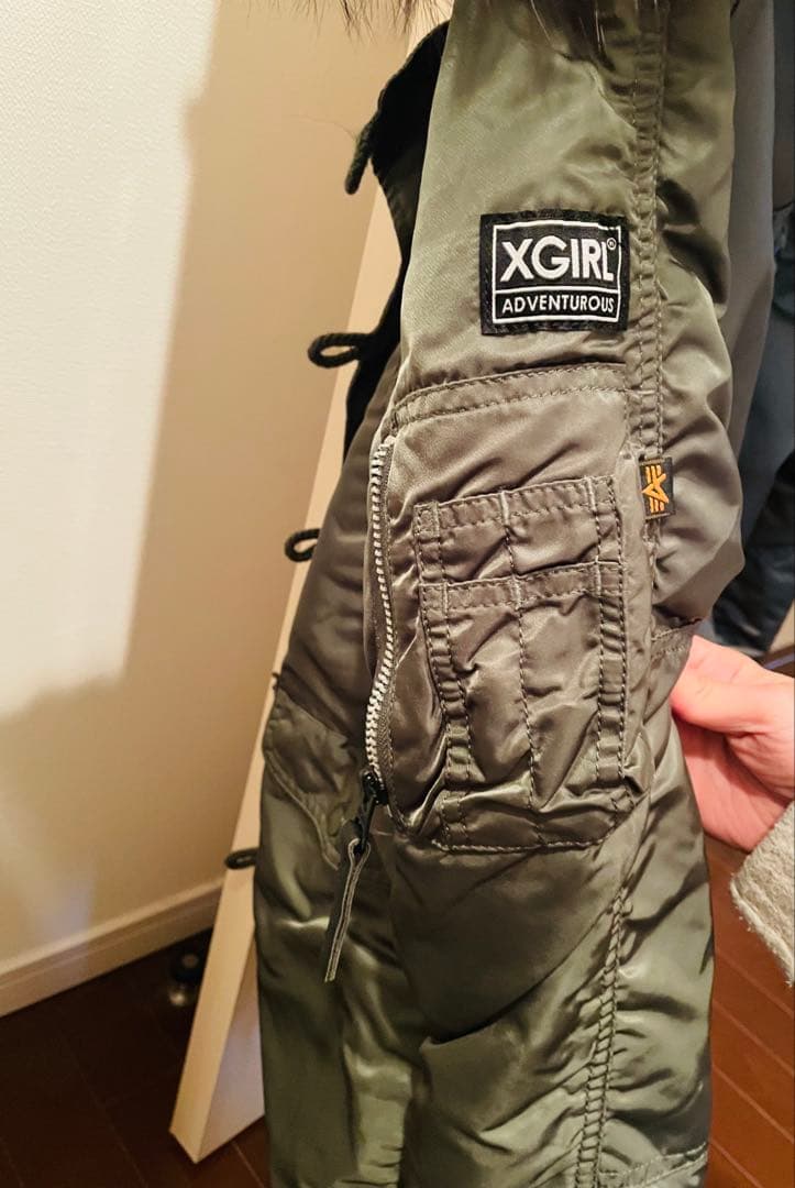 X-girl ALPHAコラボ　N3-B ミリタリー　ジャケット