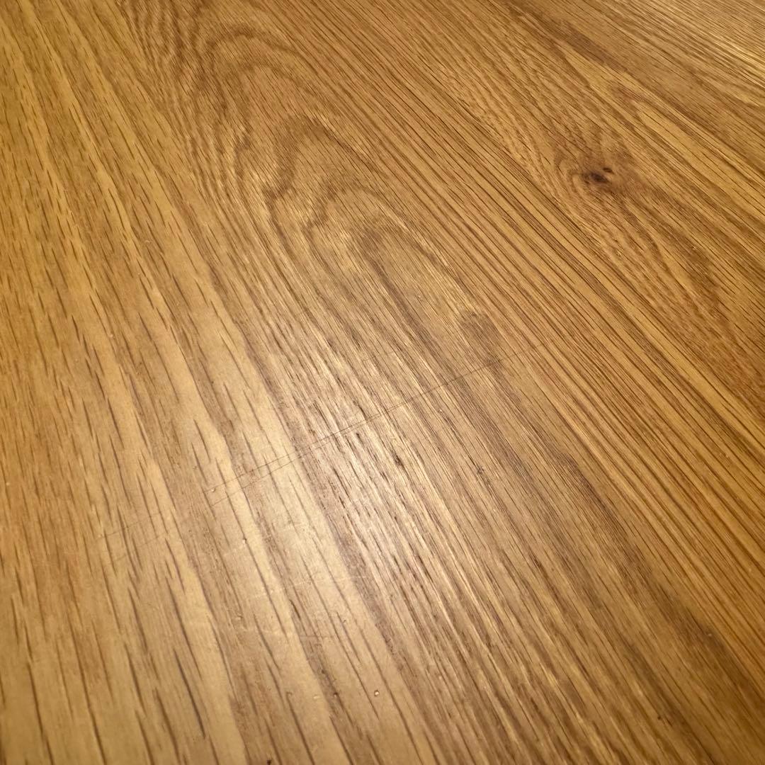 無印良品 無垢材デスク(引出付)オーク材 完成品 送料込 廃番