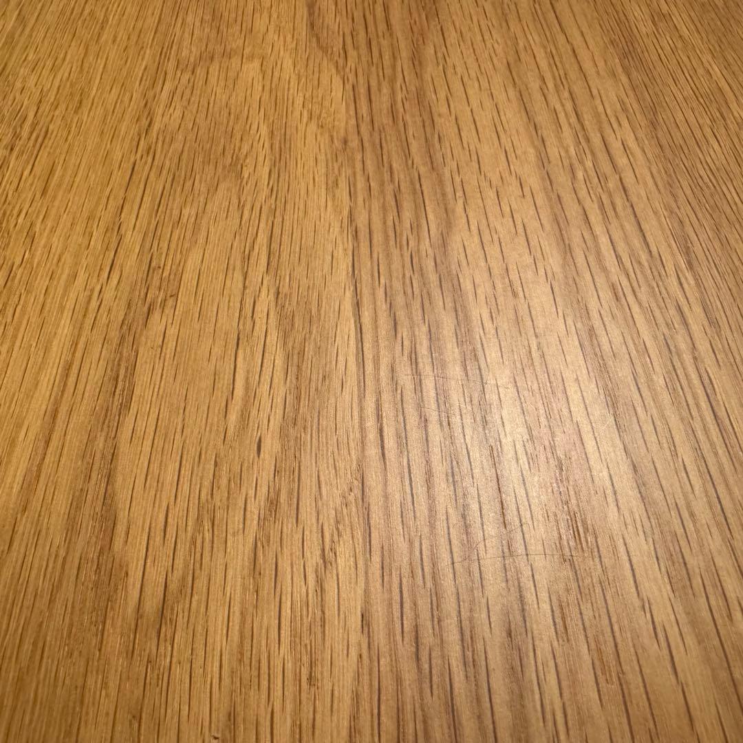 無印良品 無垢材デスク(引出付)オーク材 完成品 送料込 廃番