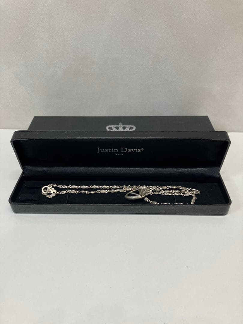 ジャスティンデイビス ネックレス シルバー925 トップ 【3455.3456】