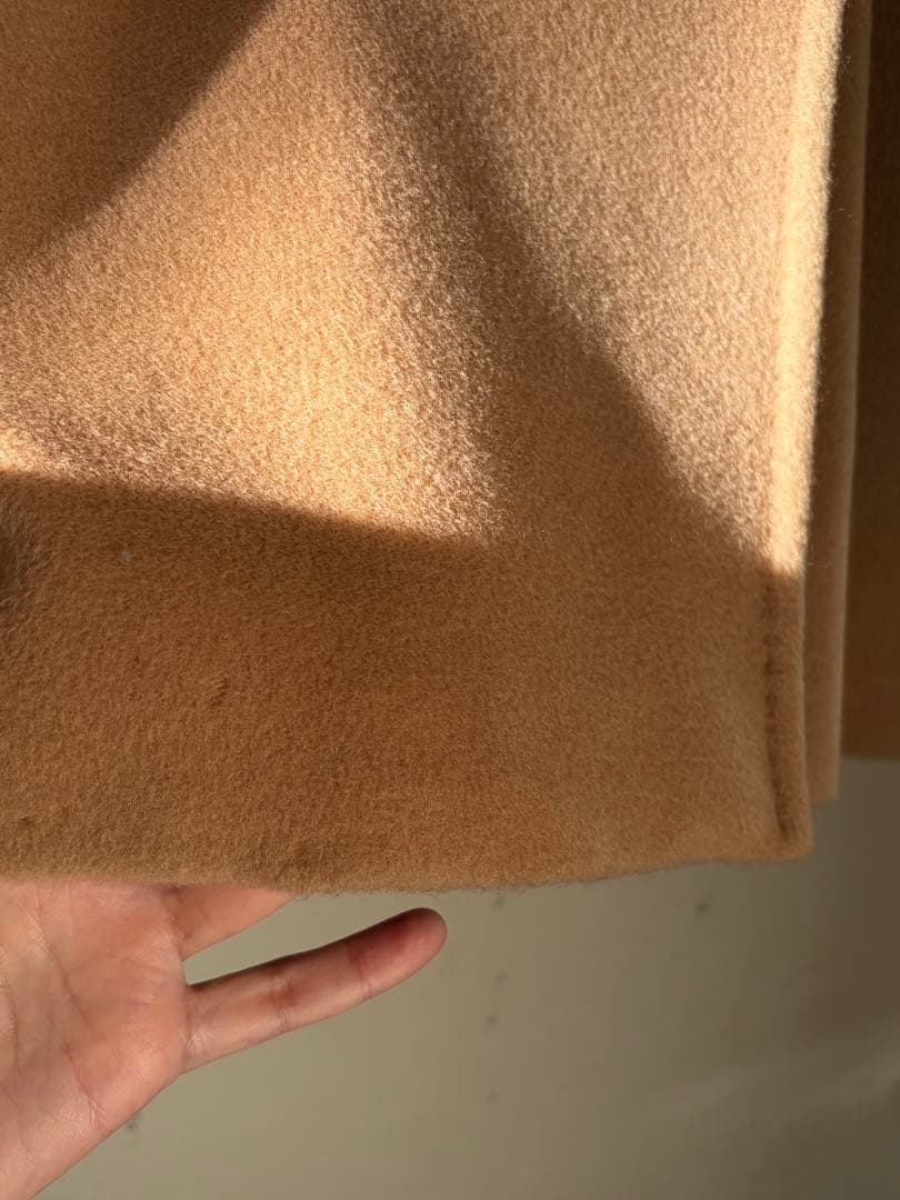 MaxMara ベージュ ダブルブレスト ロングコート