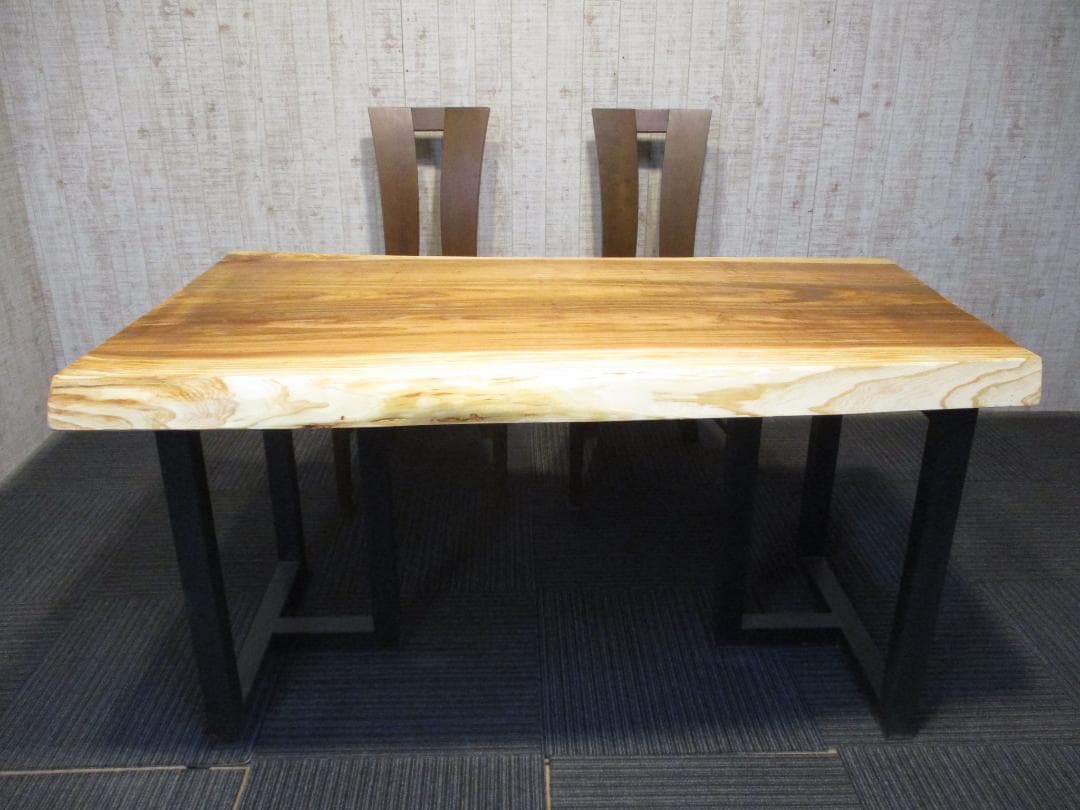 【朝採り赤たまご産地直送】＃1462■　杉　木製ダイニング脚65cm脚付き