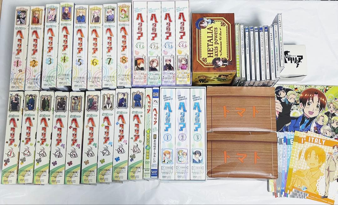 ヘタリア アニメイト限定版DVD キャラソン CD 全巻購入特典