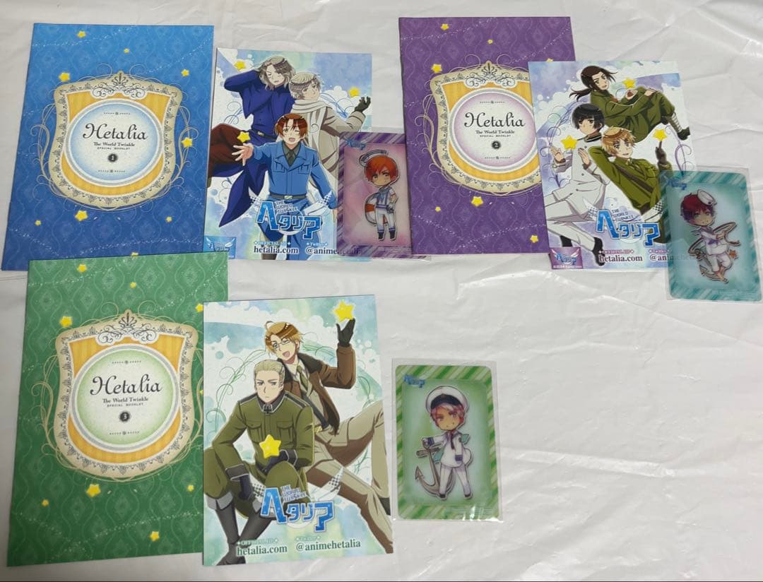 ヘタリア アニメイト限定版DVD キャラソン CD 全巻購入特典