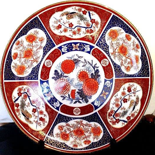 伊万里　有田焼　秀峰作　美術品　骨董品　直径約36cm