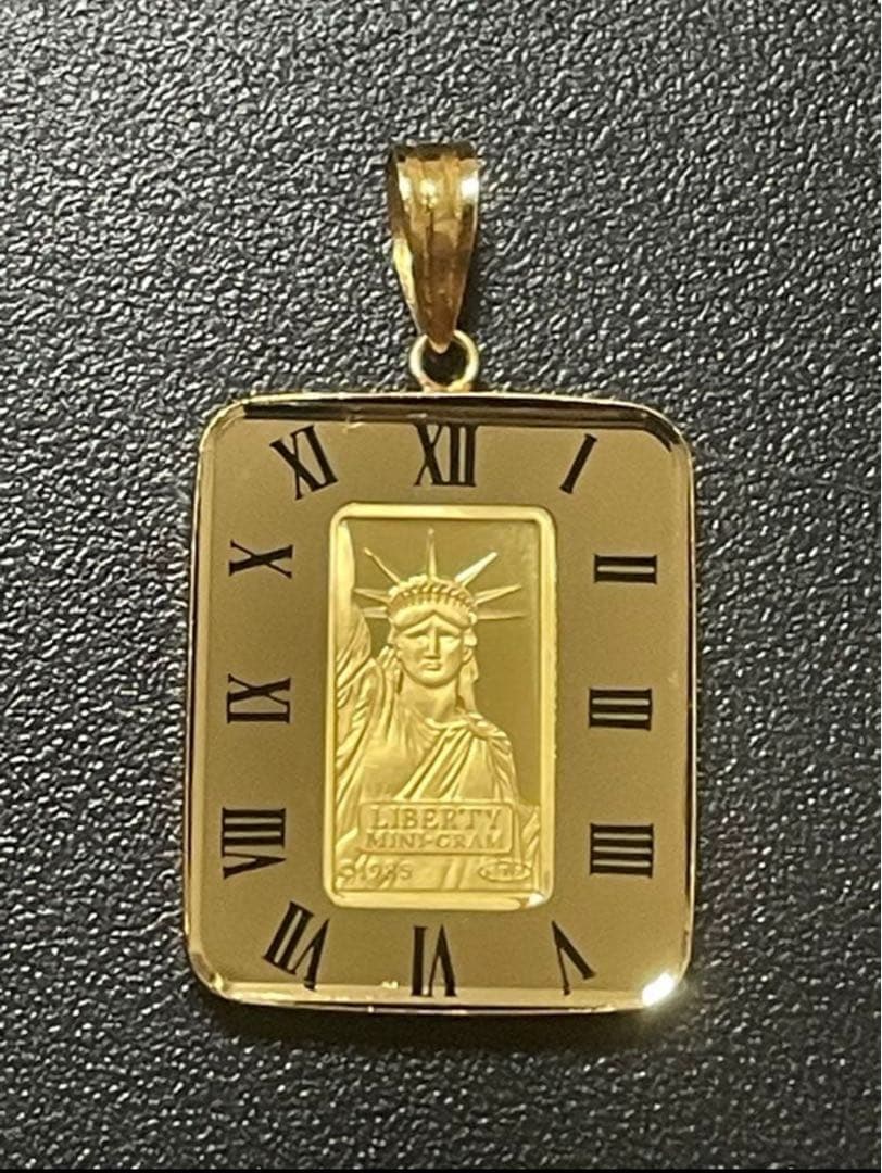 クレディ・スイス 999.9ファインゴールド ペンダント　枠k18