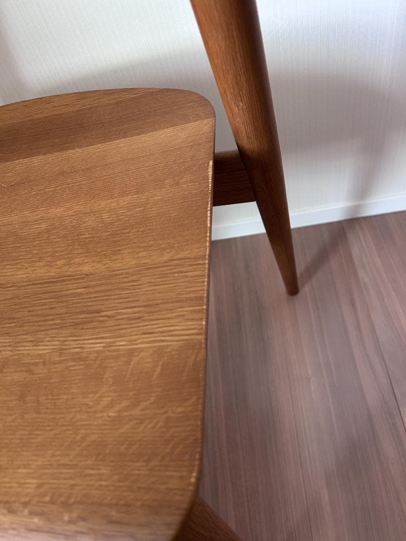 飛騨産業 SEOTO セミアームチェア 2脚目有 N5 板座 座面高45cm②