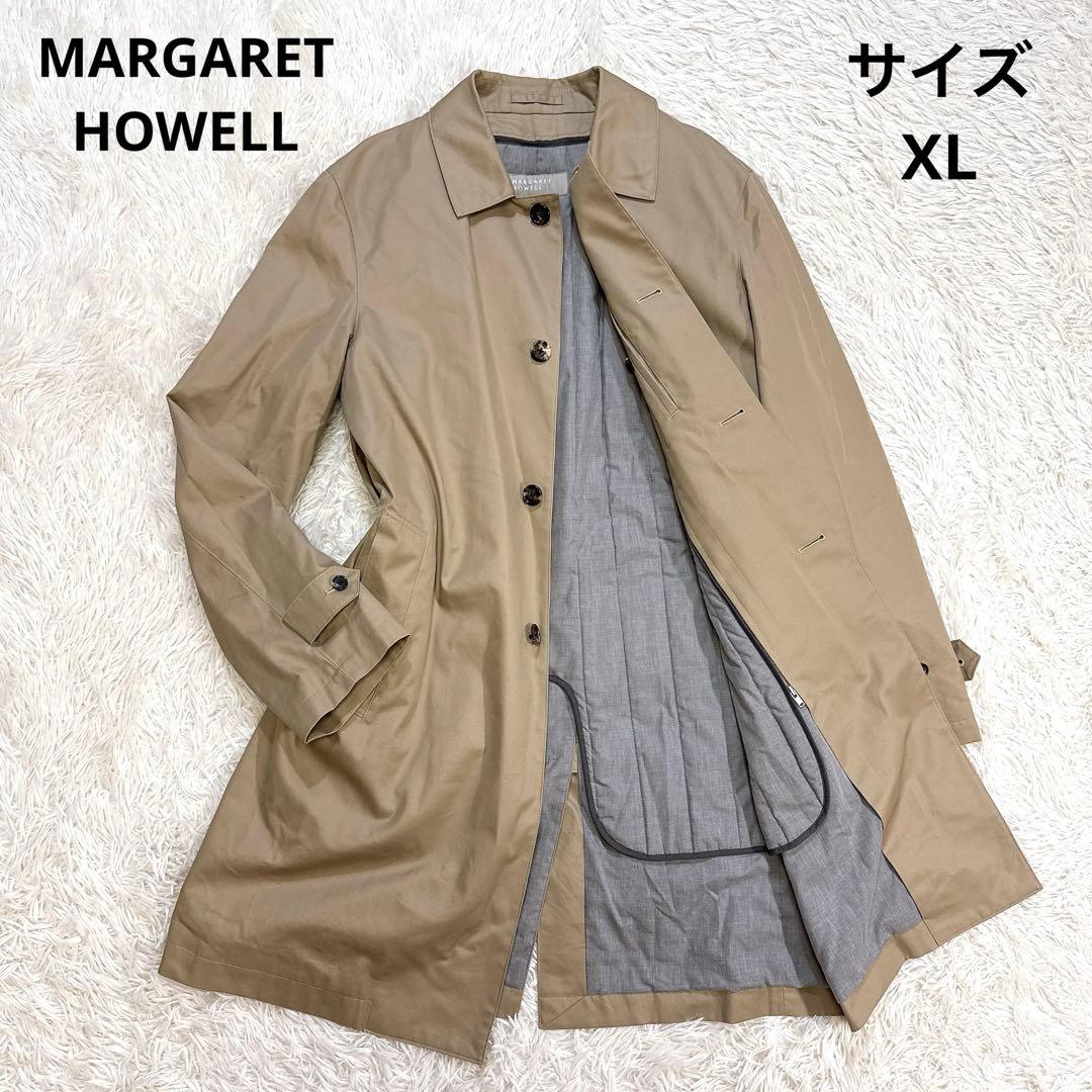 【美品】マーガレットハウエル ステンカラーコート ライナー付き XL