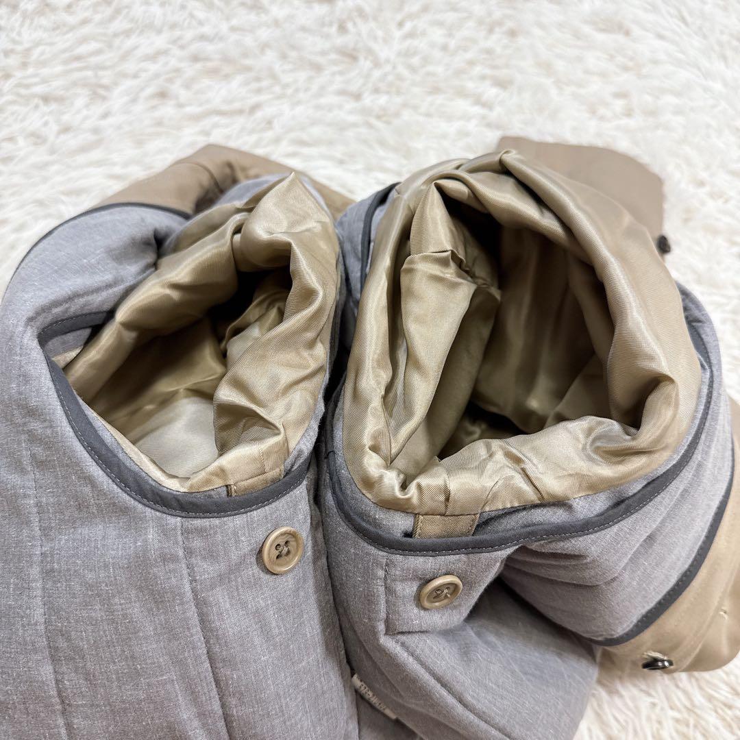 【美品】マーガレットハウエル ステンカラーコート ライナー付き XL