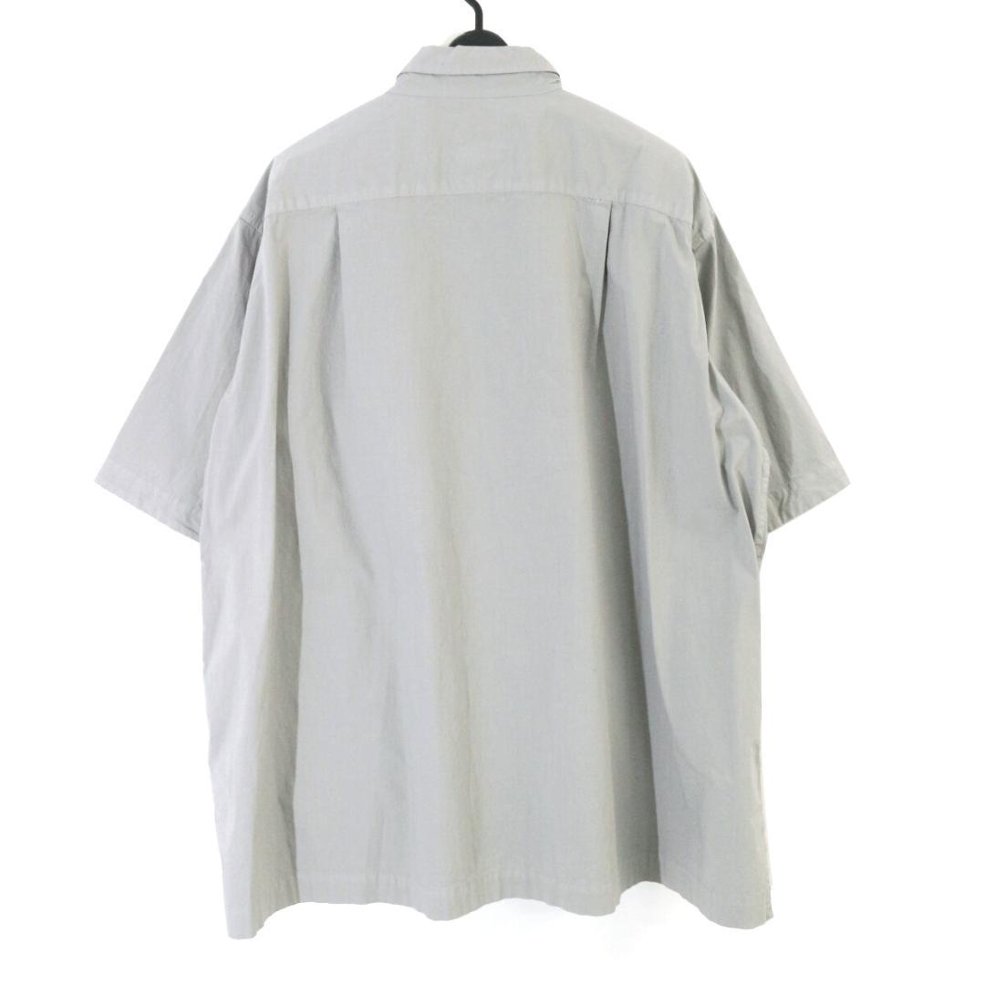 トゥジュー 24SS ハーフスリーブビッグカバーオールシャツ グレー