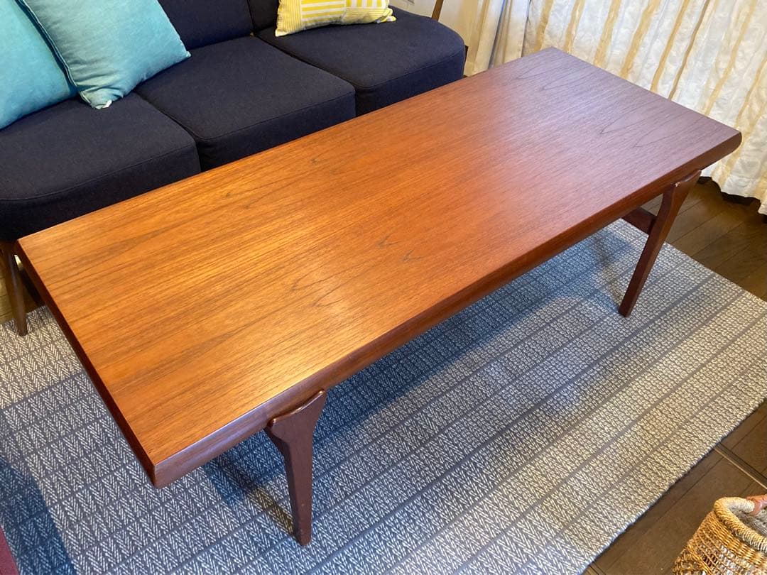 【北欧ビンテージ】ローテーブル コーヒーテーブル 伸長式 デンマーク製 美品