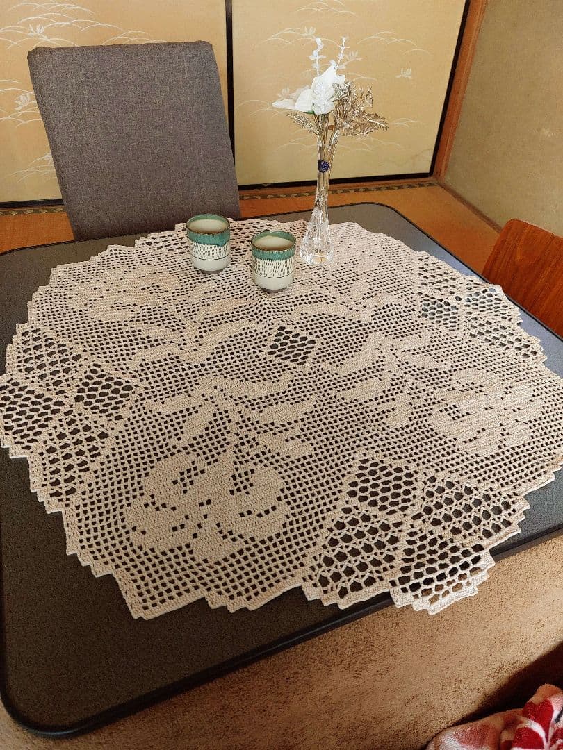 テーブルクロス　ハンドメイド　ポーランド