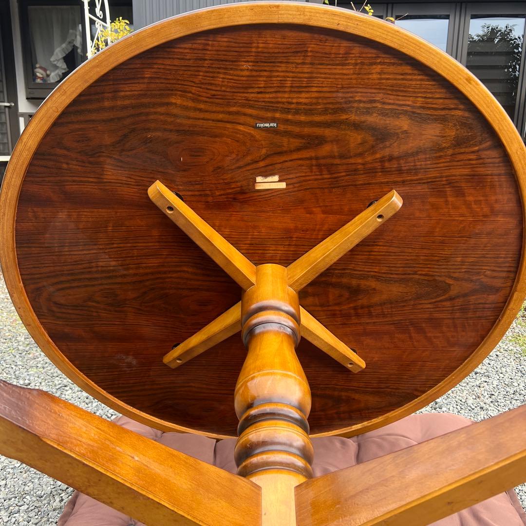 karimoku カリモク コロニアル ラウンドテーブル オールド 95年製