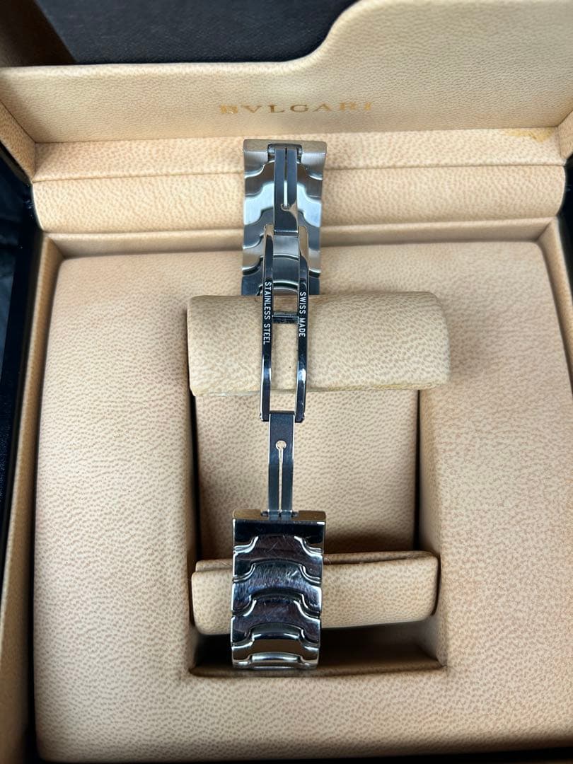 BVLGARI ソロテンポST35S 中古美品　オーバーホール電池交換済　可動品