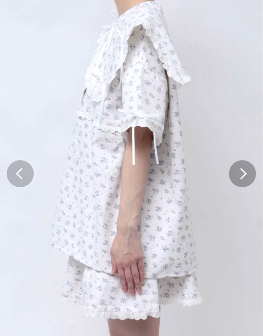 【松本かれんコラボ】merry jenny ブラウス+ミニスカートセット FZ