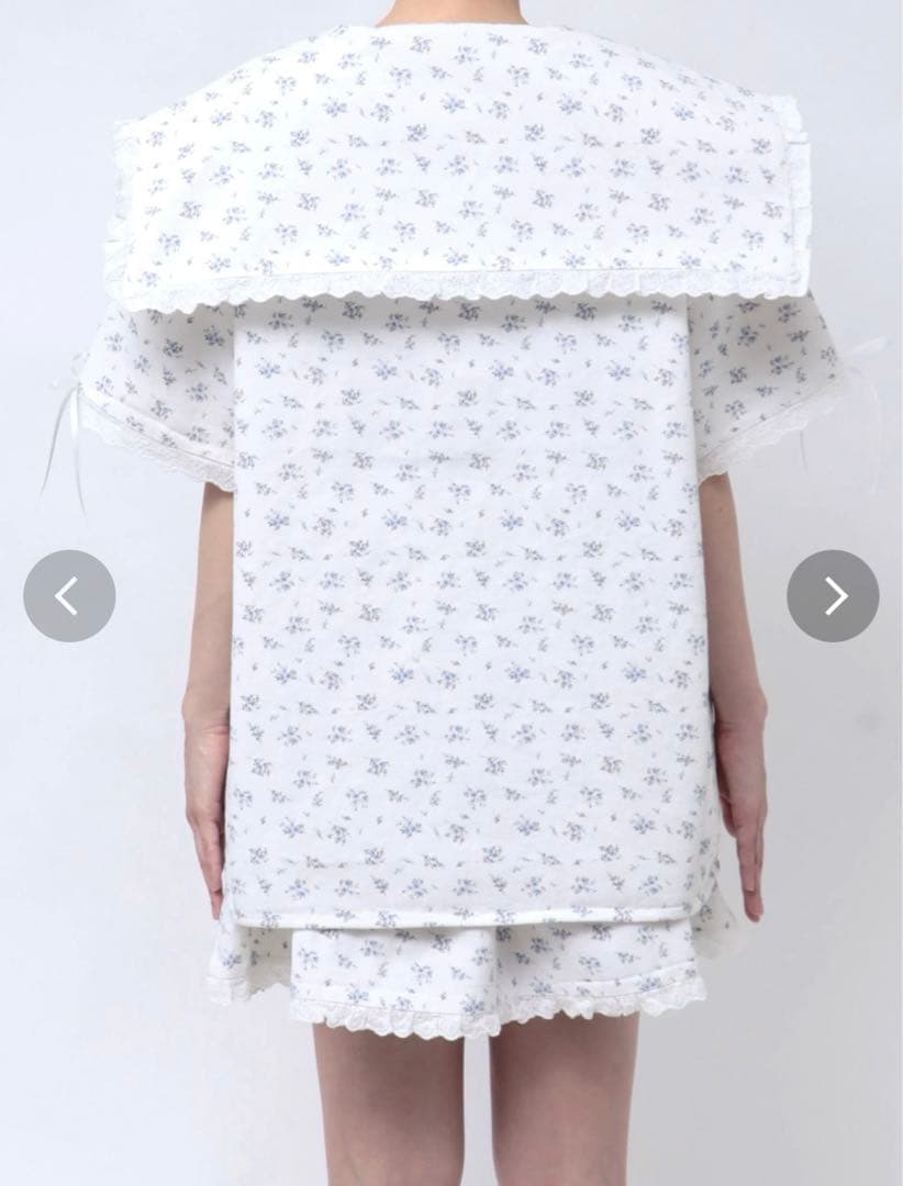 【松本かれんコラボ】merry jenny ブラウス+ミニスカートセット FZ