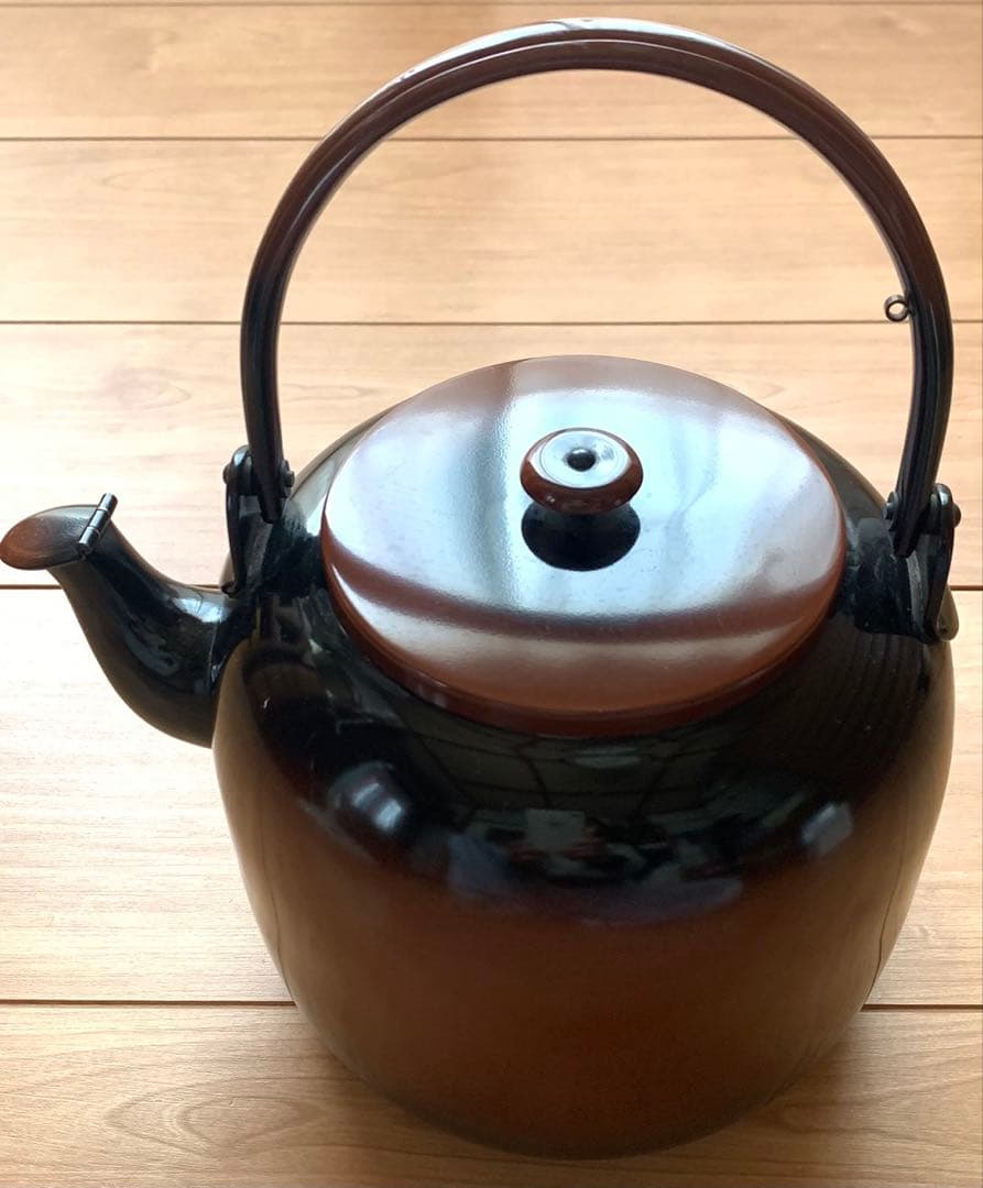 腰黒やかん　金属製茶器