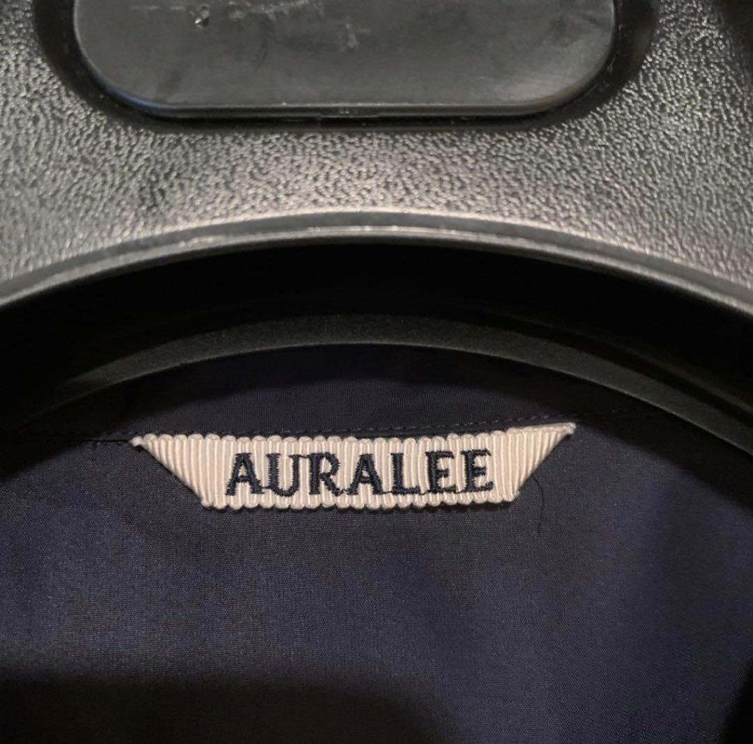 AURALEE　オーラリー　LIGHT NYLON ZIP SHIRTS