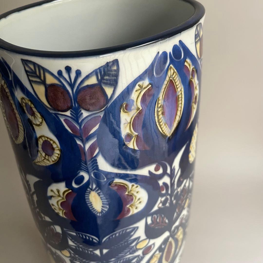 【極美品】ロイヤルコペンハーゲン テネラ フラワーベース 花瓶