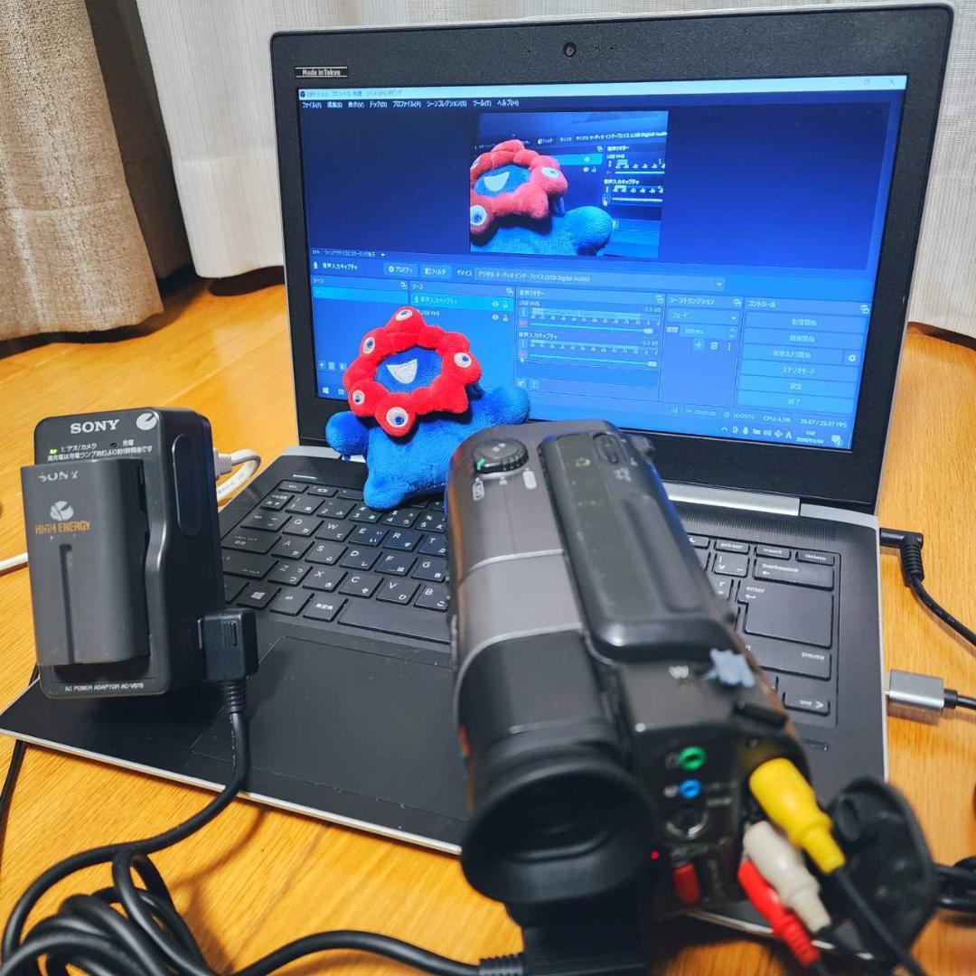 【動作確認済】SONY Hi8 高画質 ビデオカメラ CCD-TR3 セット