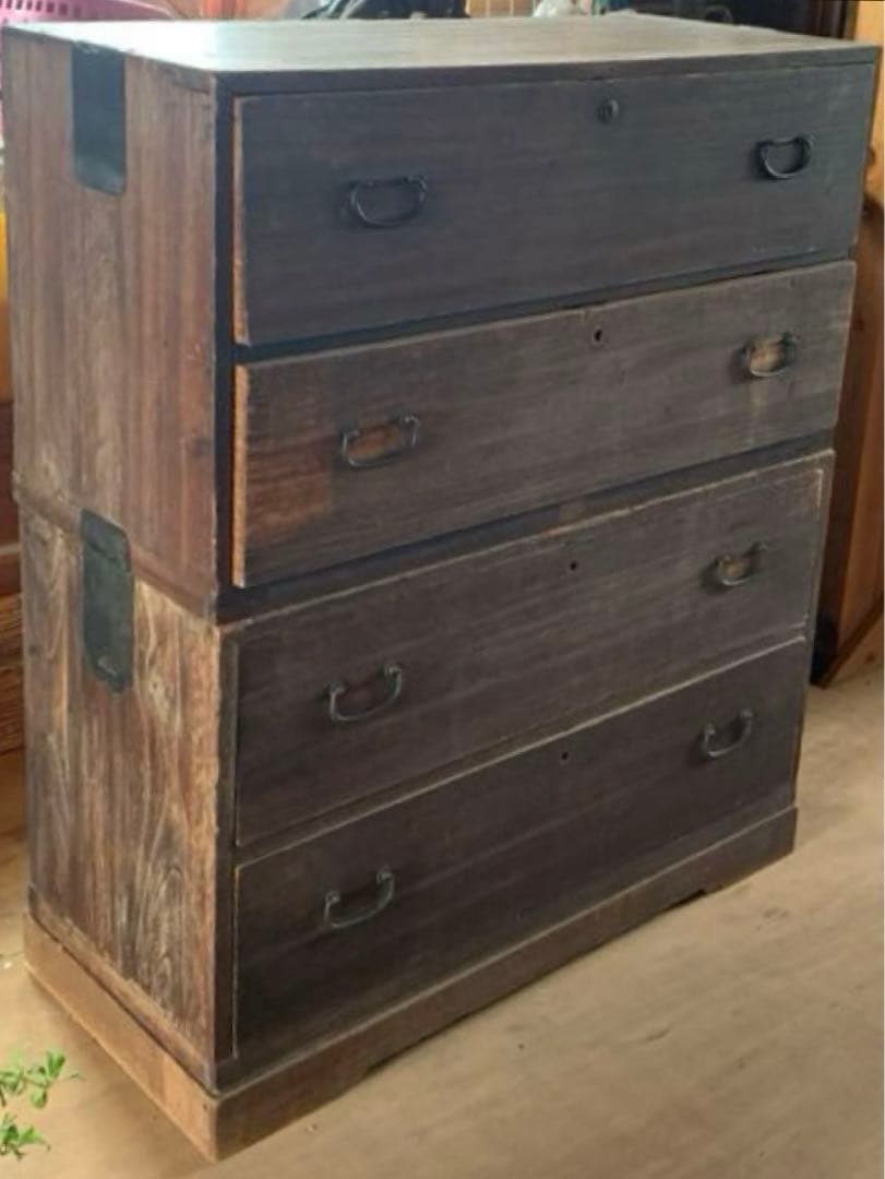 ◼️◼️レトロ　桐箪笥◼️◼️◼️◼️ ◼️◼️明治・大正◼️年代物◼️四段◼️