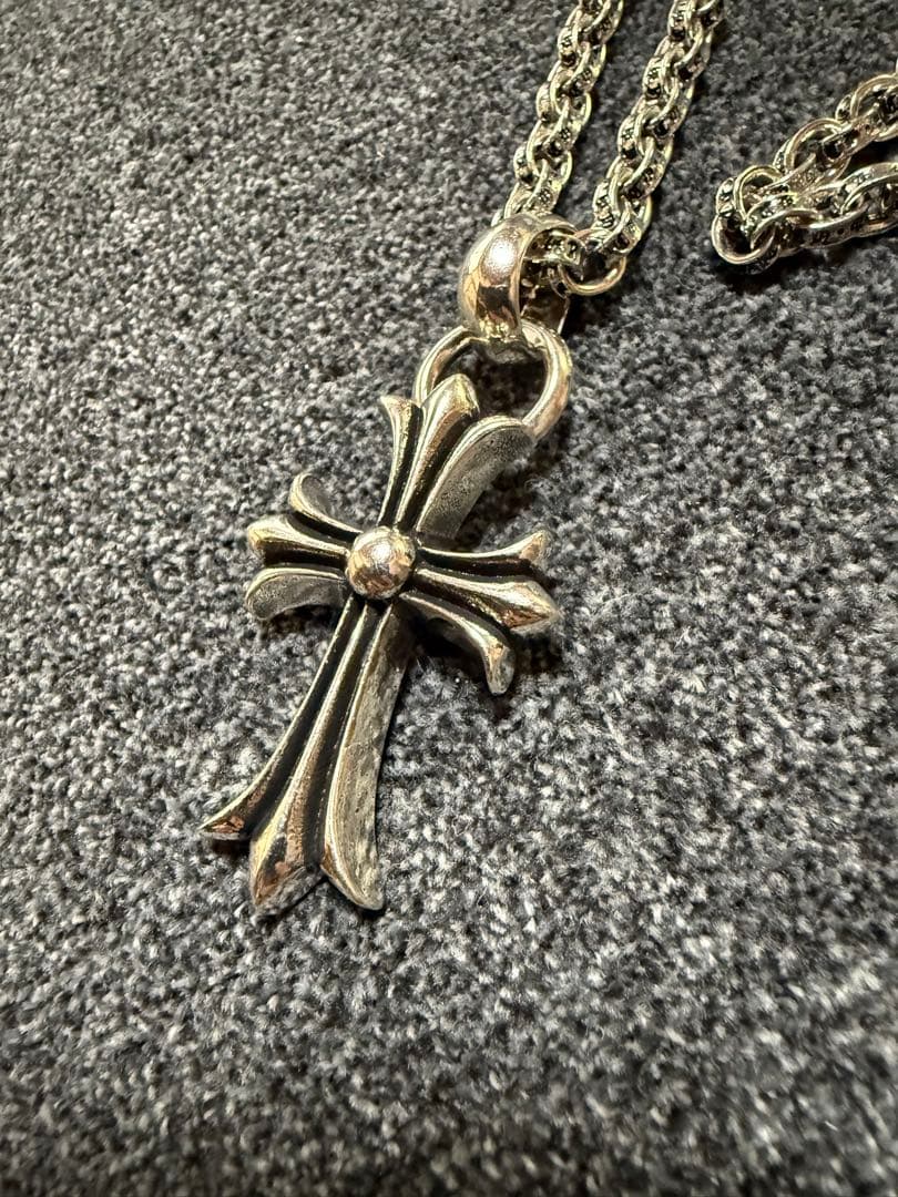 シルバー925 クロス型ペンダント ネックレス