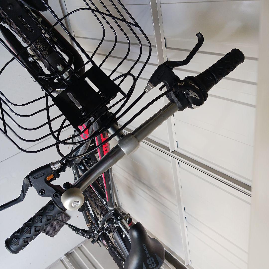 ドライド S3 246HD-L　２４インチ　６段変速　ブラック　ヘルメット付